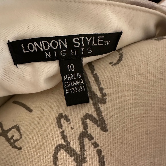 London Style Nights One Shoulder Dress - Picture 3 of 7